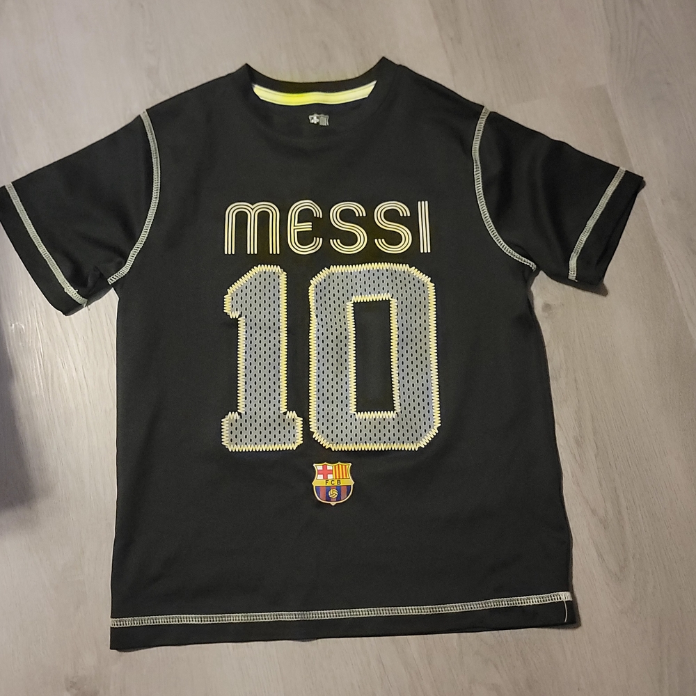 Black Messi Kids Shirt